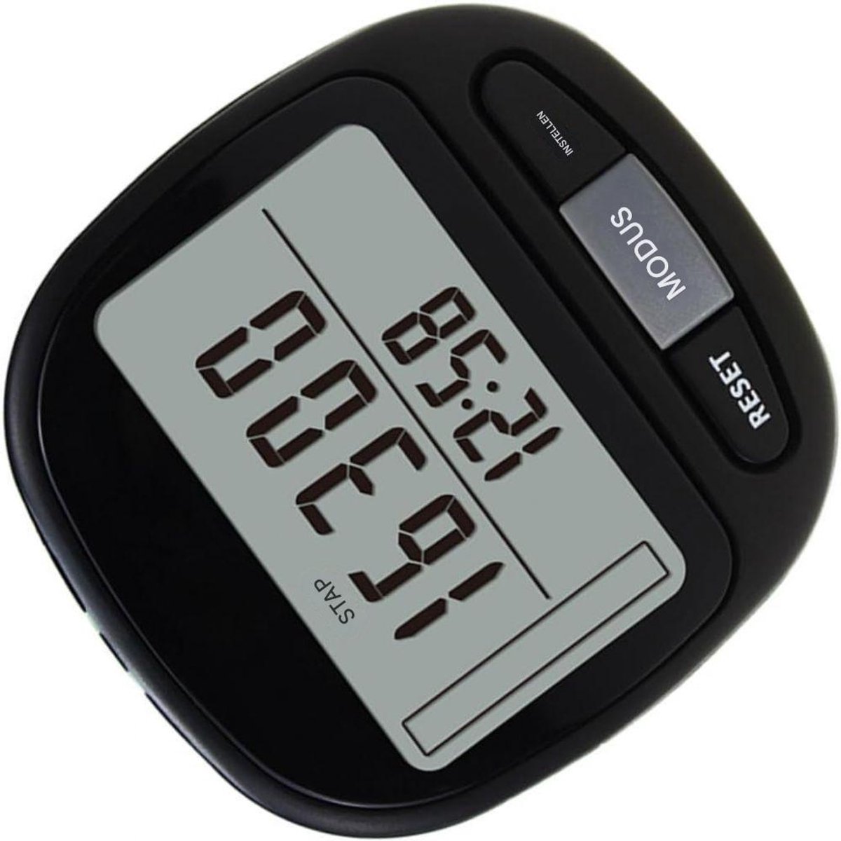 Stappenteller - Pedometer - LCD-scherm - 1 stuk - Wandelen