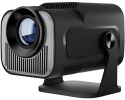 Mini Beamer - Mini Projector - 1920x1080P Full HD - 4K Ondersteuning - 160 Ansi - 12000 Lumen - Streamen Vanaf Je Telefoon / Tablet / PC / Laptop met WiFi & Bluetooth - Zwart