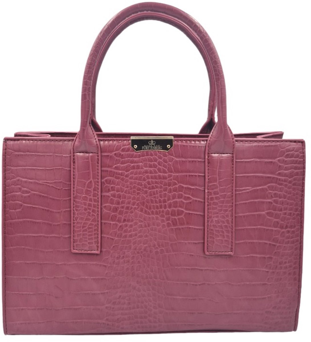 Handtas Imitatieleer - Casual - Egon von Furstenberg - Purple