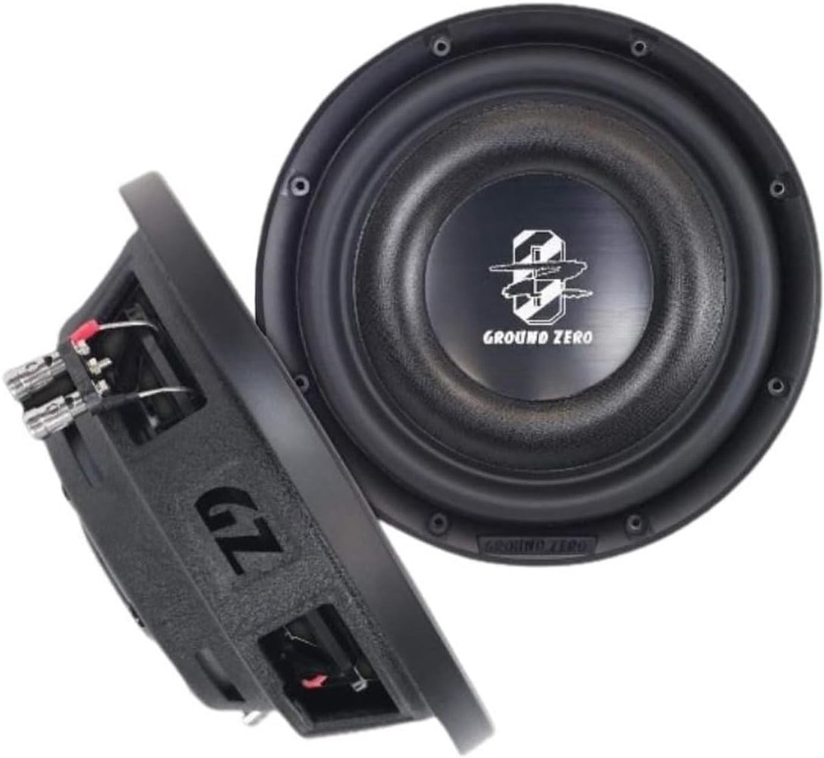 Platte subwoofer - Auto audio - Krachtige bas - Compact formaat - 25cm
