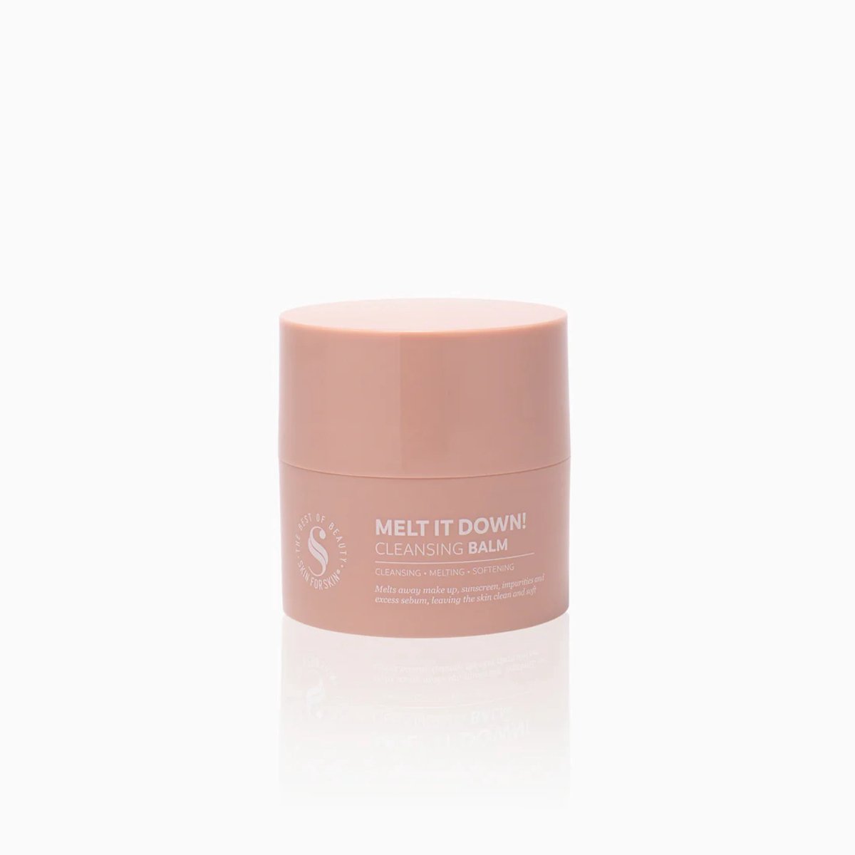 Skin for Skin - huidreinigingsproduct - Melt it down! - cleansing balm - verandert van olie naar milk - reinigt de huid mild - 35 ml