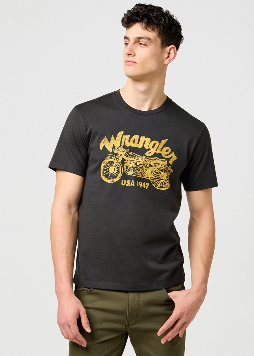 Wrangler AMERICANA T-shirt L Zwart