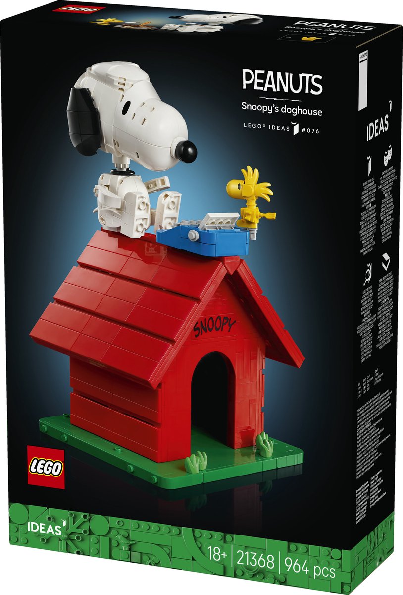 LEGO Ideas - Peanuts: Snoopy's Doghouse - 21368 – foto 2