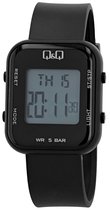 Q&Q model m207j001y-(sport) horloge -digitaal -stopwatch-datum-5 atm waterdicht