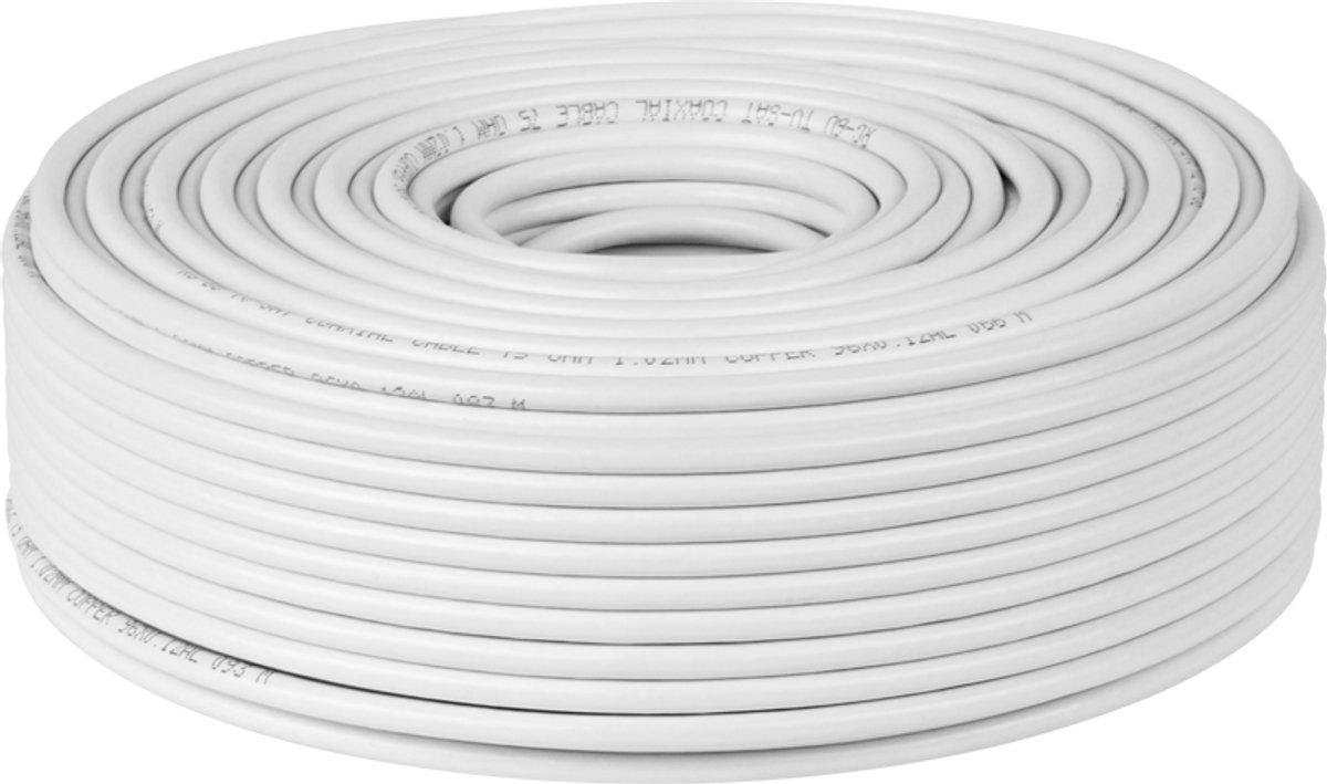 Cabletech SAT9590 - Coaxiale Kabel - 1mm Koperkern - 100m