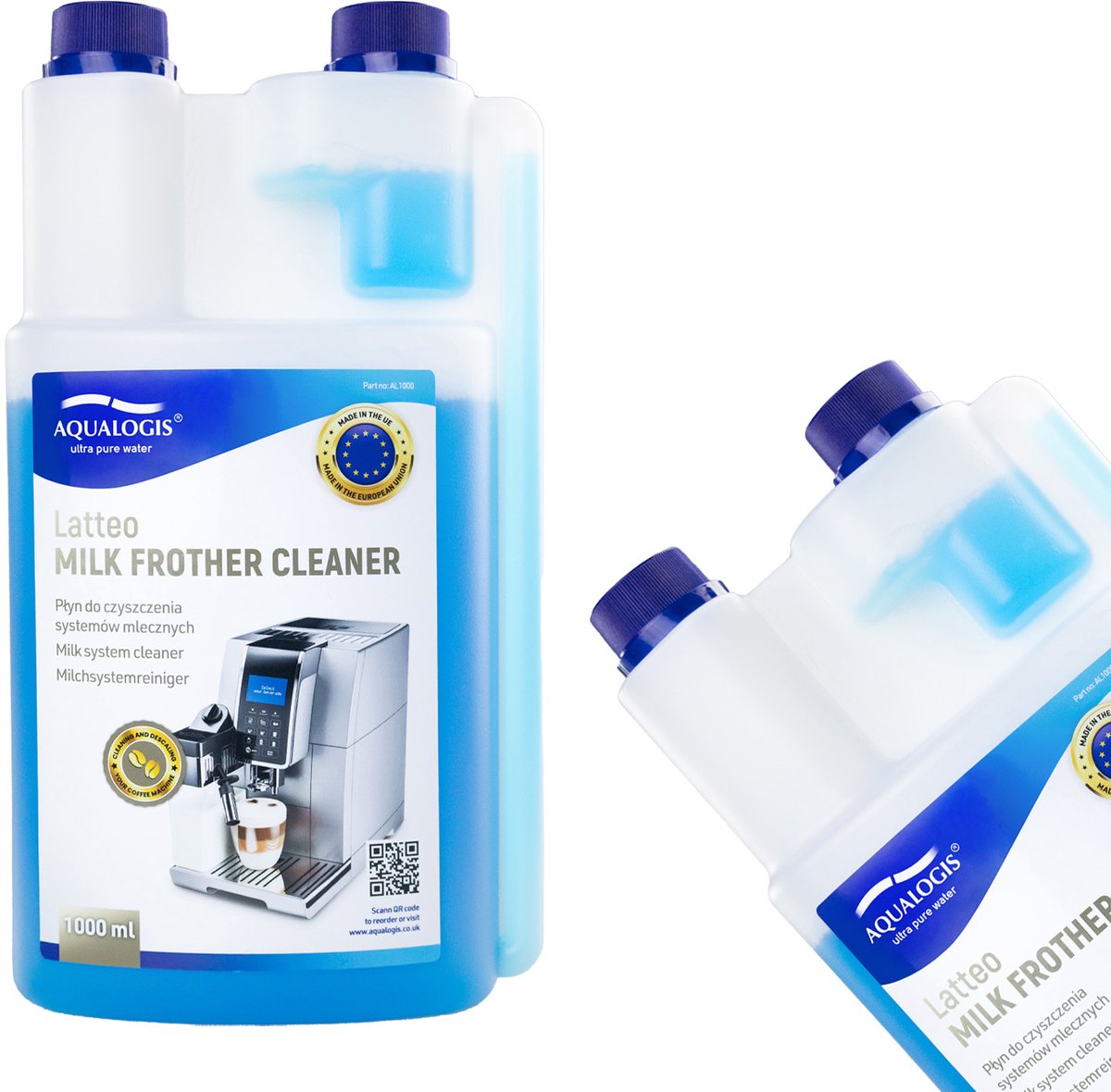 Aqualogis Latteo - Melksysteem Reinigingsvloeistof - 1 liter