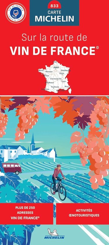 Michelin sur la route de Vins de France - cover