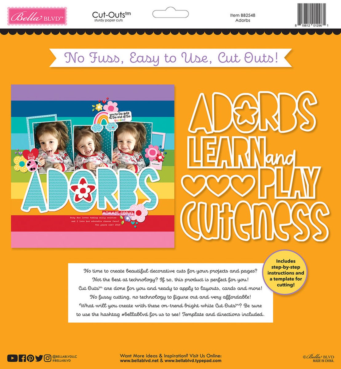 Bella BLVD - Adorbs Cut Outs (BB2548)