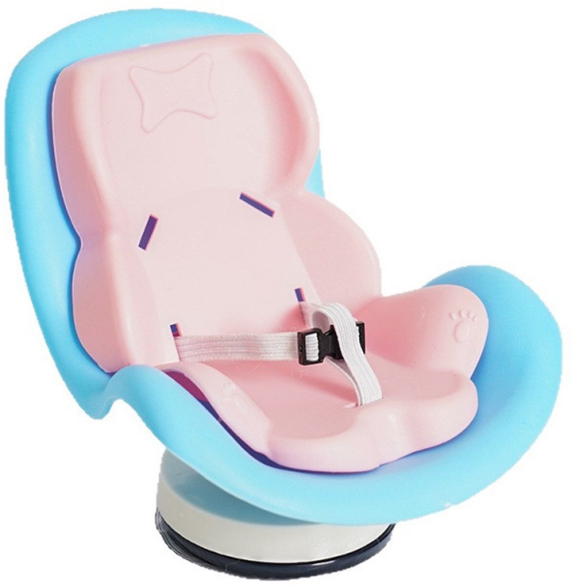 Poppenstoel - Autostoel voor poppen - Poppenaccessoires - Pop niet inbegrepen - Woondecoratie - Autodecoratie - Geschikt voor poppen kleiner dan 20 cm - Blauw - 10,5*11*12 cm — cadeau in Spellen & Speelgoed - foto 2