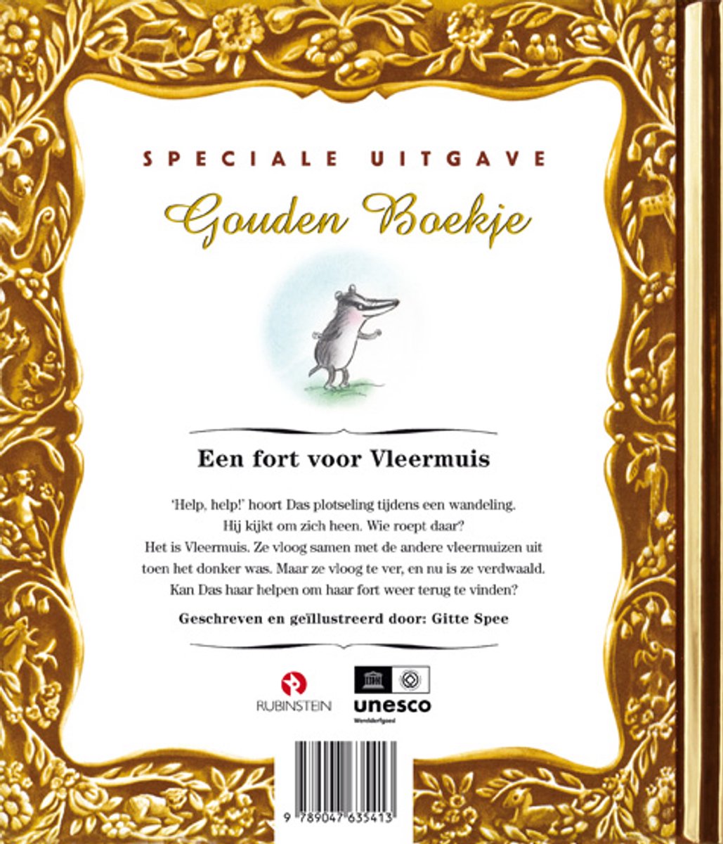 Gouden Boekjes - Een fort voor Vleermuis - back cover