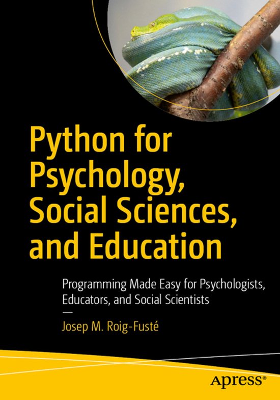 Python for Psychology, Social Sciences, and Education - cover