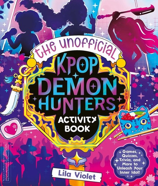 The Unofficial K-Pop Demon Hunters Activity Book - cover
