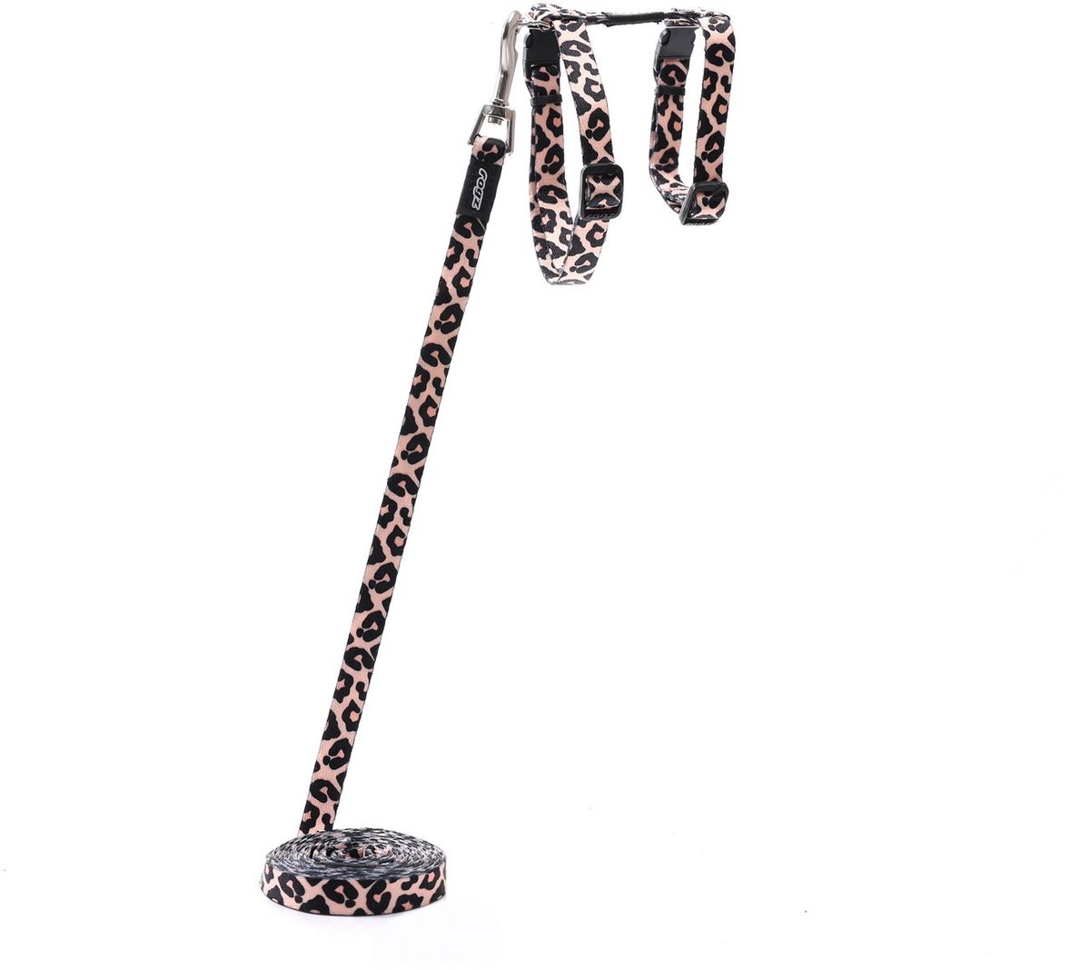 Rogz Fusioncat Tuig En Lijn - Kattentuig - Leopard Pink Xs