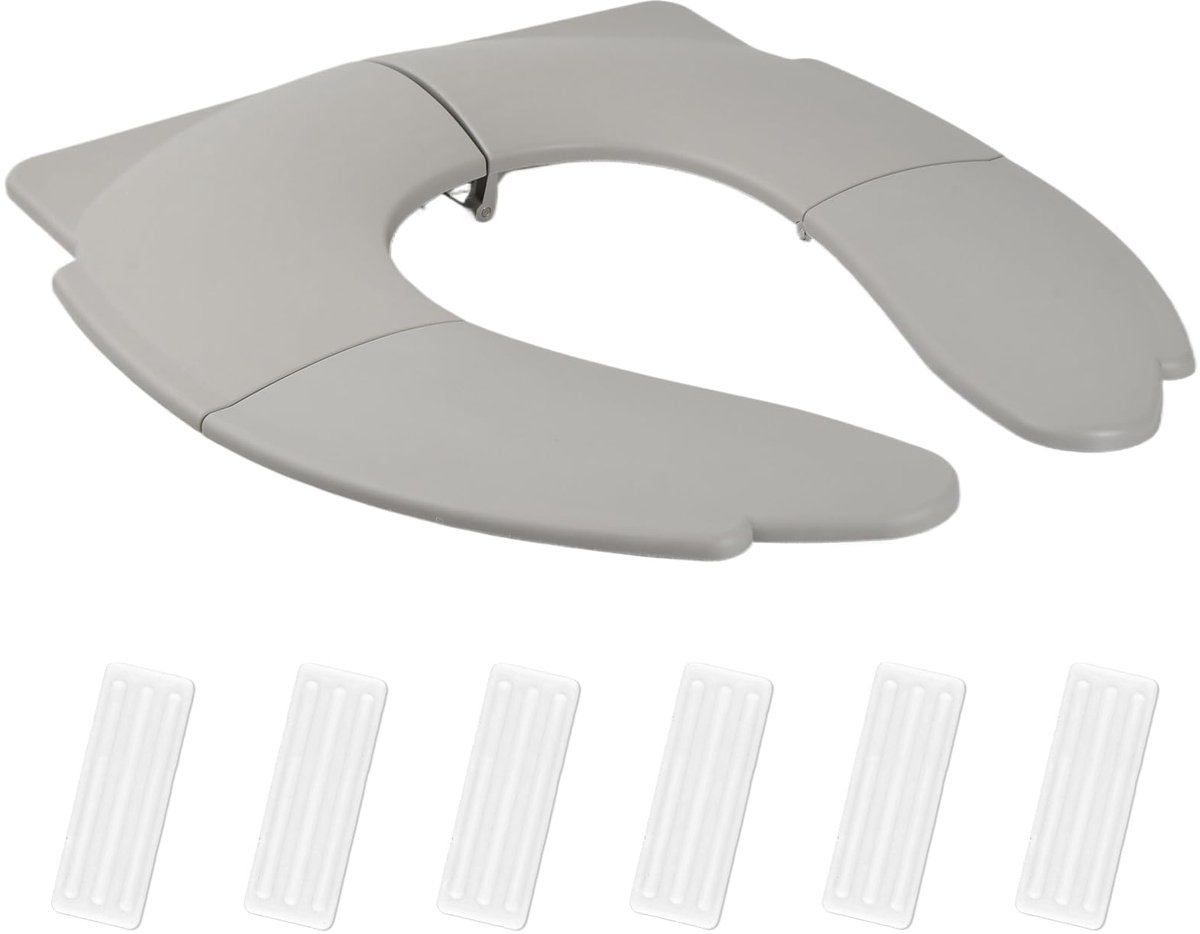 Opvouwbare Toiletbril voor Peutertjes - Reisvriendelijk met Antislip Siliconen Pads - Hygiënisch en Compact