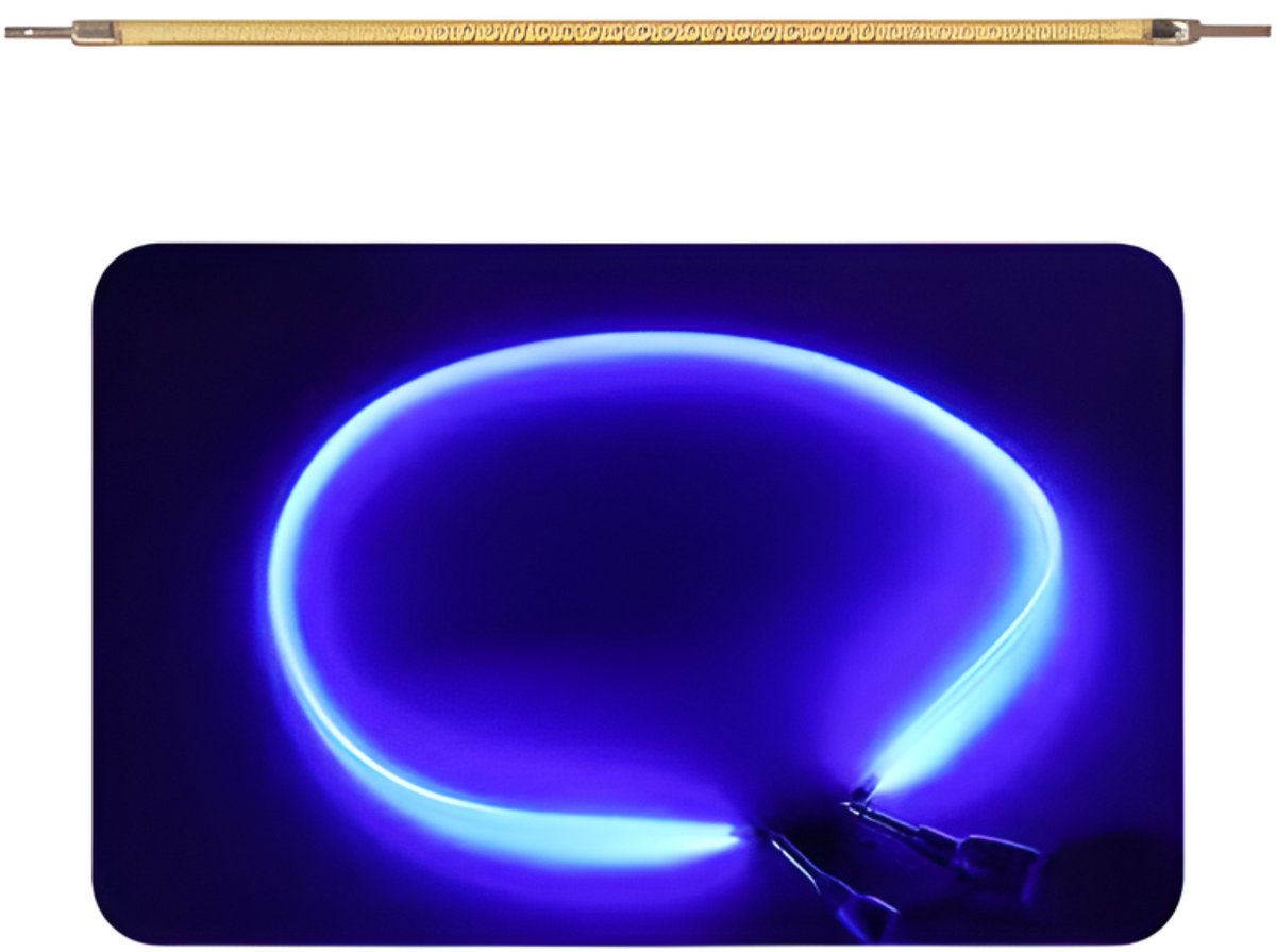 Flexibele LED Filament Blauw 4CM 3V 300mA COB - Buigbare Lichtdraad voor Hobby, Modelbouw verlichting en DIY