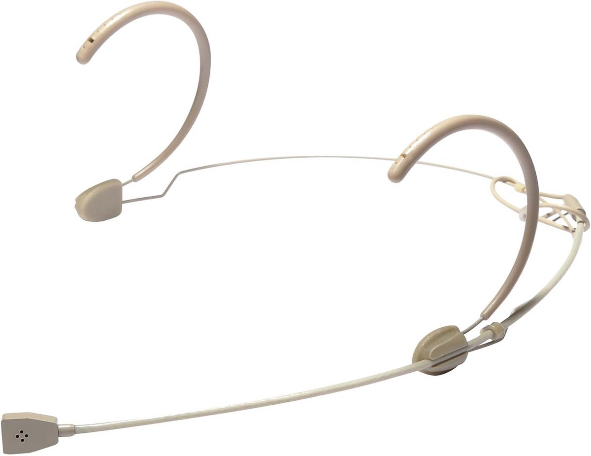 Professionele Hoofdtelefoon Microfoon Cardoïde - Beige - Voor Zang en Presentatie