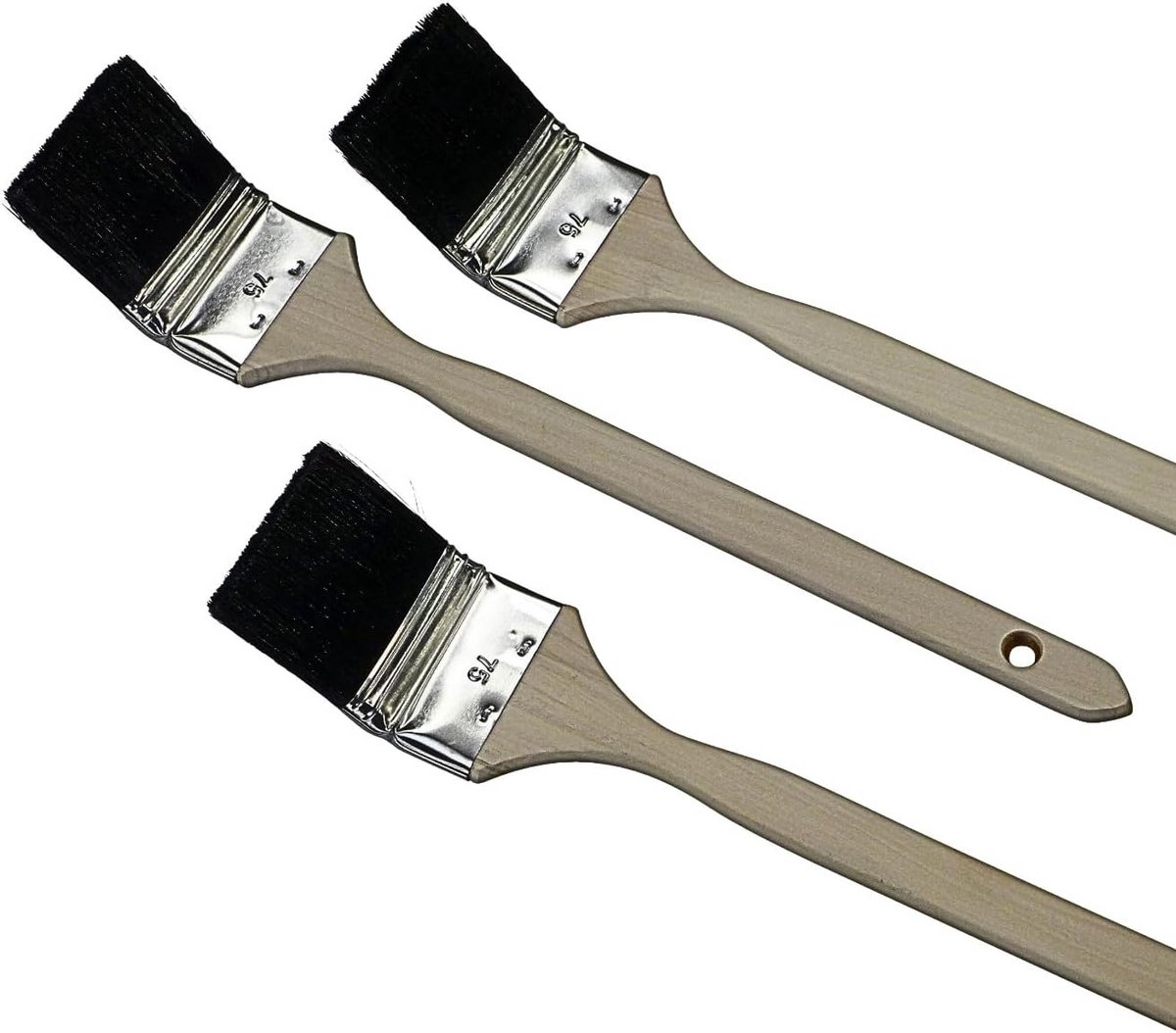 Set van 3 Hoekradiatorborstels met Gemengde Haren voor Perfecte Reiniging