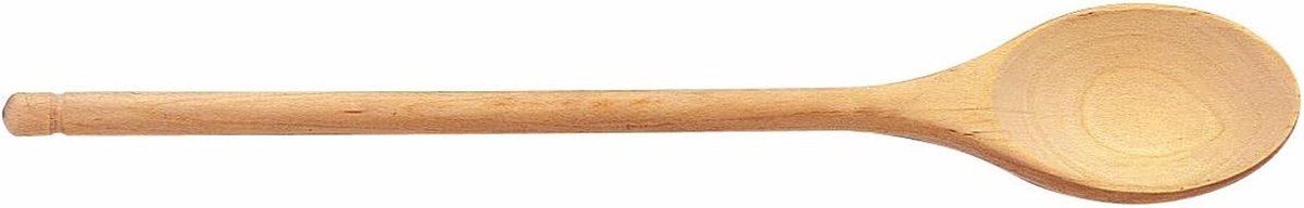 Houten Roerlepel Ovaal 35 cm Keukenlepel