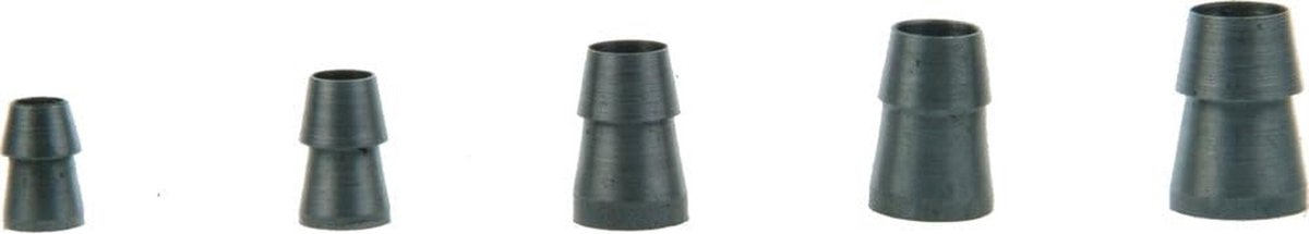 Ringwiggen set - Staal wiggen - Precisie werk - 5-delig - Tot 12 mm - Zwart