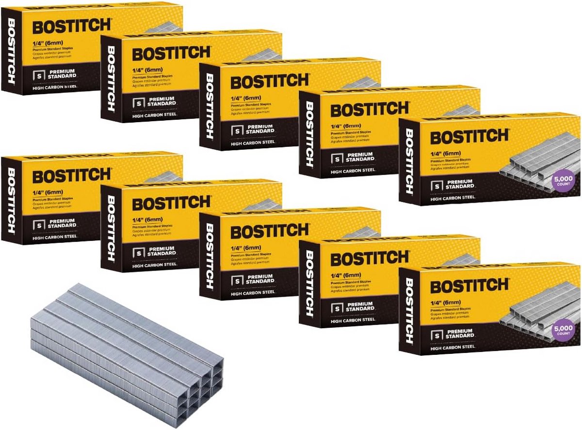 50.000 Standaard nietjes 6mm (1/4 inch) - Hoogwaardige nietjes voor nietmachines