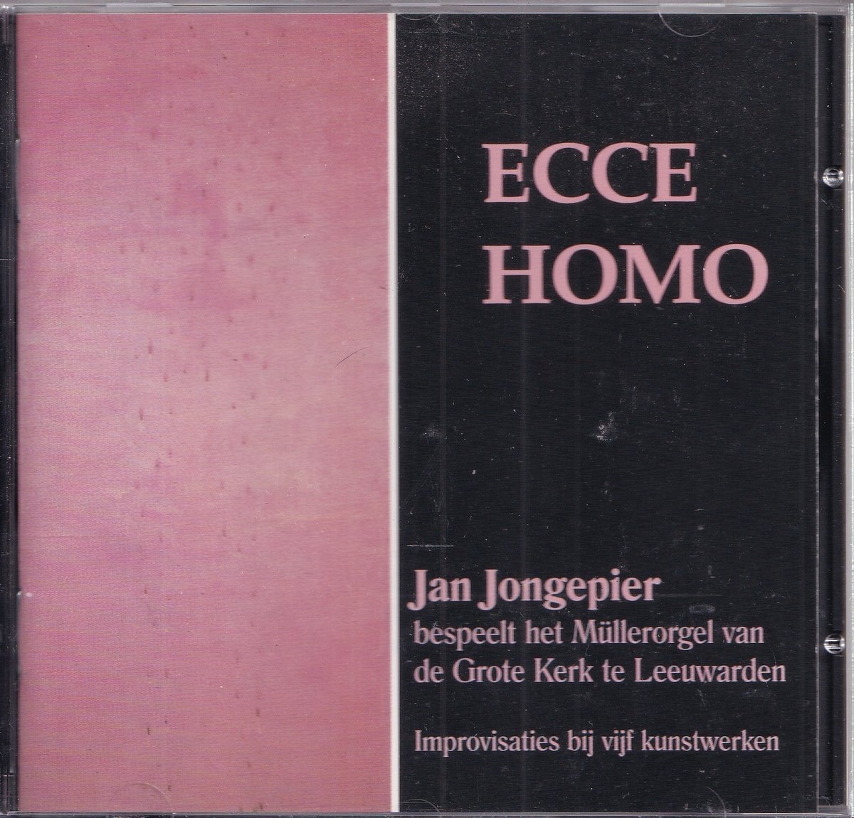 Ecce Homo - Jan Jongepier bespeelt het Müllerorgel van de Grote Kerk te Leeuwarden