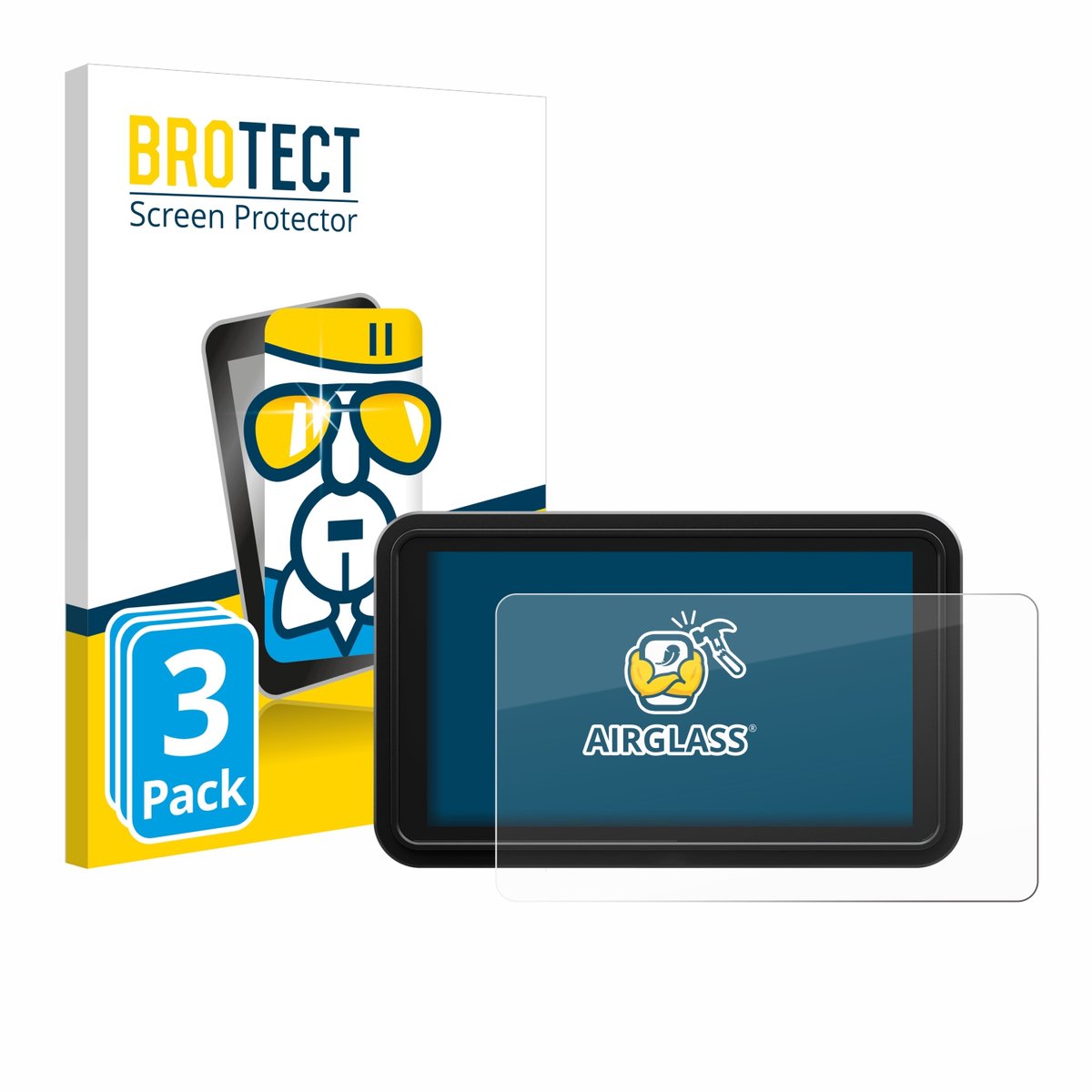 Screenprotector 3 Stuks voor Atomos Shinobi 2 Beschermglas transparant