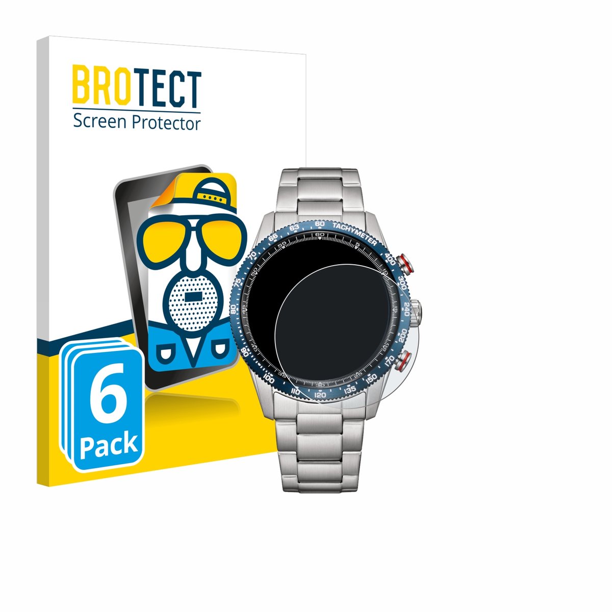 BROTECT - Screenprotector voor Citizen CA4716-50L - Folie Beschermfolie matte 6 Stuks
