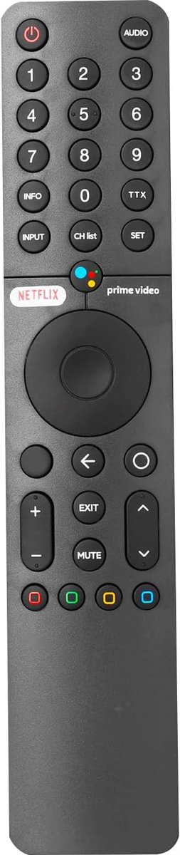 Universele Voice Afstandsbediening voor Smart Televisies met Netflix en Prime Video Knoppen