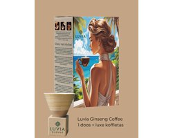 Ginseng Goji Coffee - Luvia Blends - 1 doos 10 stuks met luxe koffietas