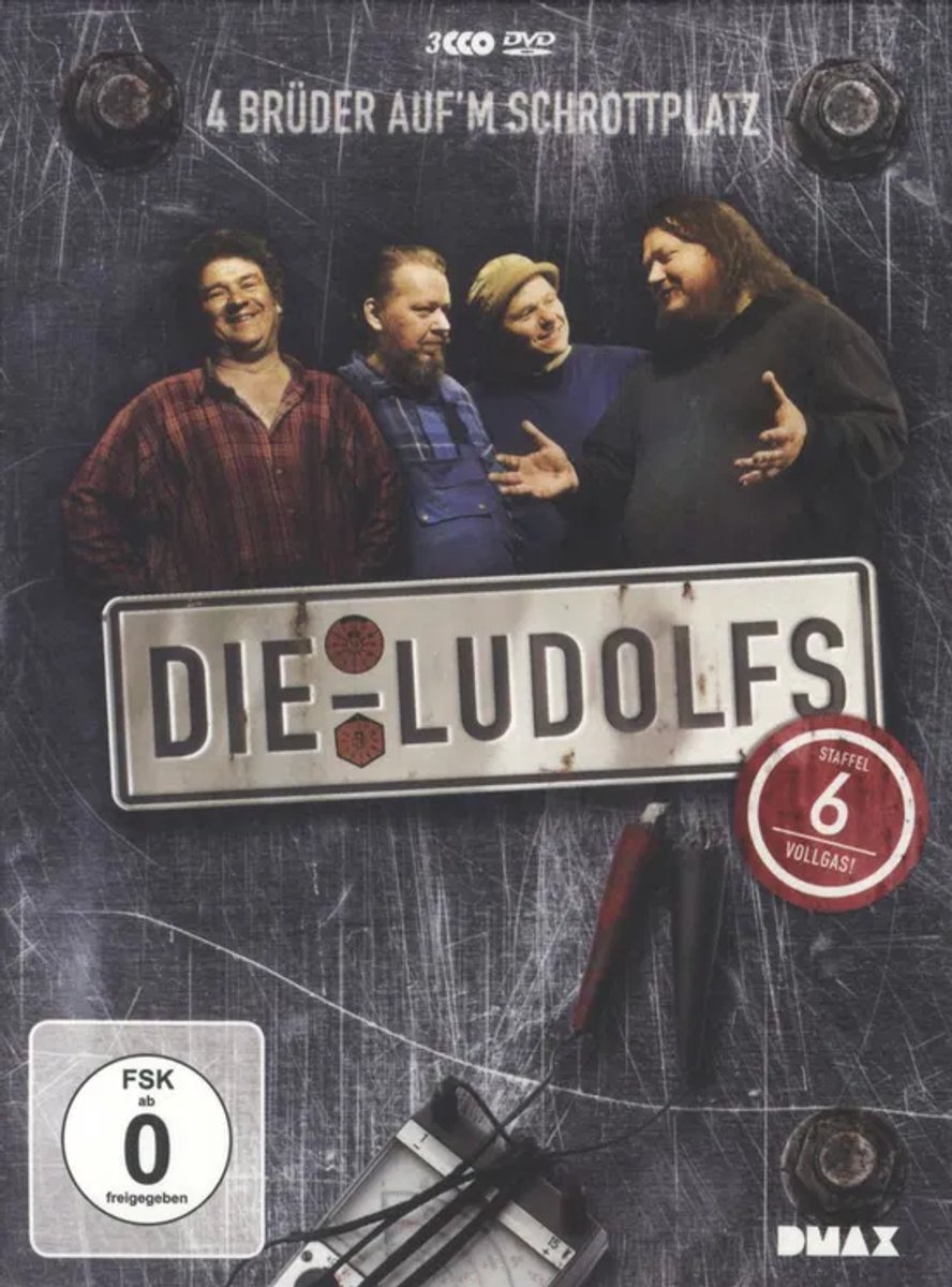 4 Brder Aufm Schrottplatz - Staffel 6 (3dvds) Im Digipak (Import DE) Box Die Ludolfs