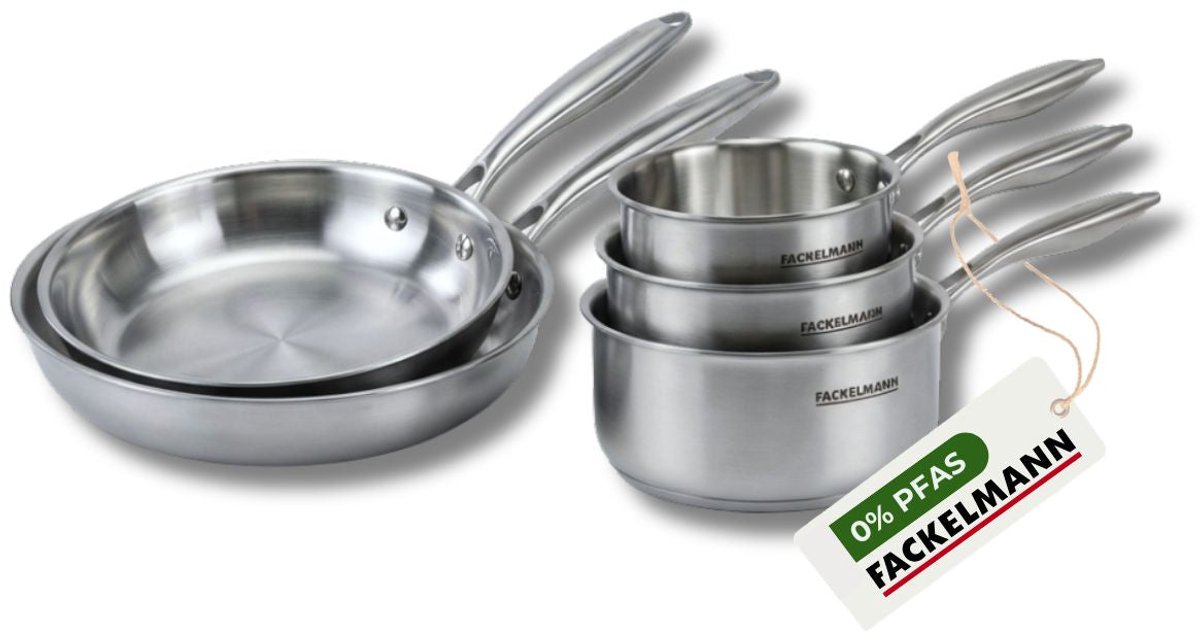 Pan 26 cm van 18/10 roestvrij staal Triply Fackelmann Vita3