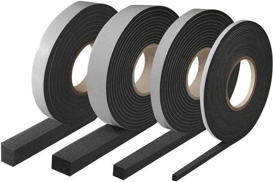 Schuimband 20 mm breed voor ramen afdichten, zwelband 3-15 mm, bouwafdichting, glasplaatsing, elastisch