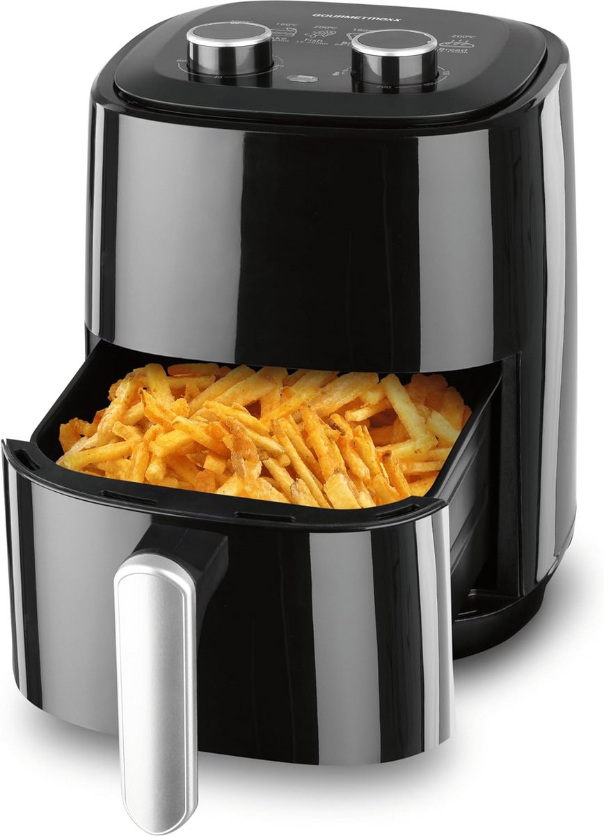 Heteluchtfriteuse 3.1 Liter met Timer en 6 Programma's - Gezond Frituren