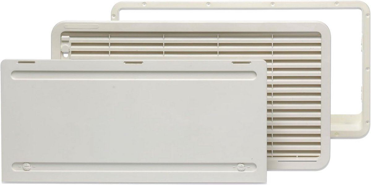Ventilatie Rooster met Winterafdekking voor Koelkast, Wit