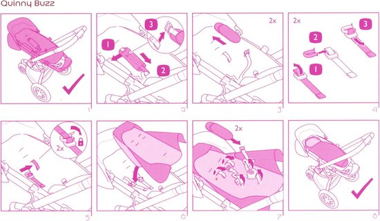 2-in-1 Newborn Inzetstuk en Voetenzak voor Kinderwagen - Universeel Babyzitje voor Buggy van Merkloos — afbeelding 2