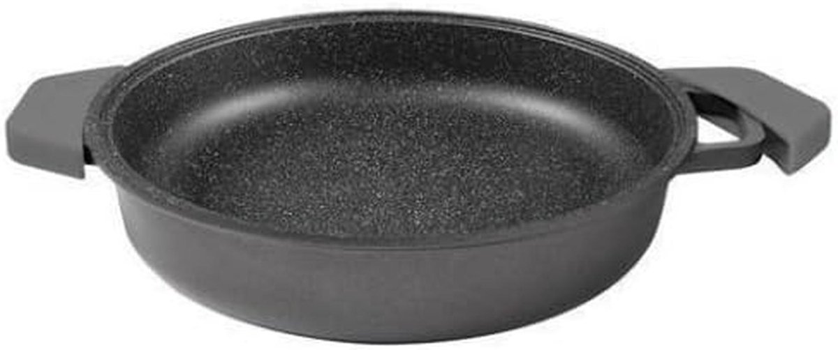 Grote Koekenpan 32 cm met Graniet Coating - Inclusief Deksel