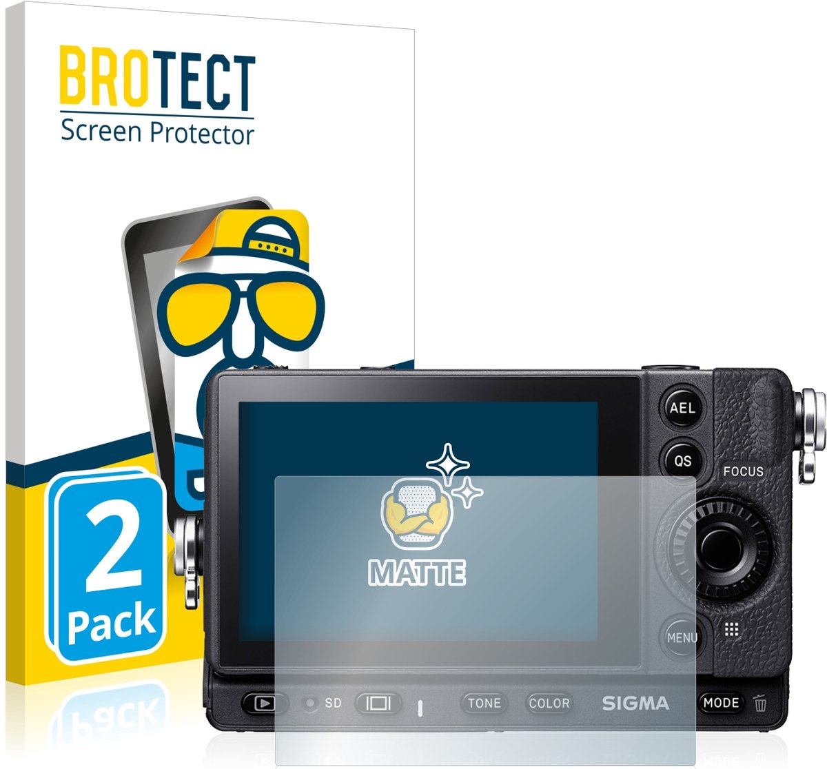 BROTECT - Screenprotector voor Sigma FP - Folie Beschermfolie matte 2 Stuks