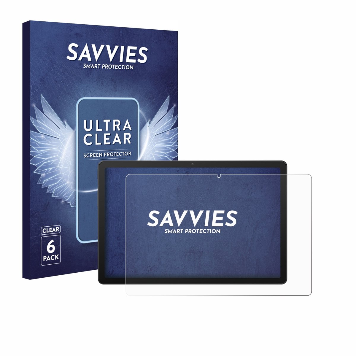 Savvies - Screenprotector voor Sunmi CPad 8.7" - Folie Beschermfolie transparant 6 Stuks