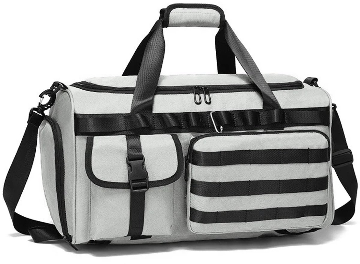 Sporttas & Rugzak Reistas 45L – 3 in 1 Waterafstotende Duffel Bag reistas met Schoenenvak en Natvak