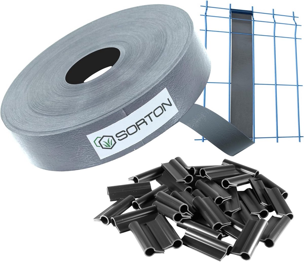 Rol PVC Privacystrook voor Hekwerk en Schutting - Inkijkbescherming Tuin en Balkon 46 mm x