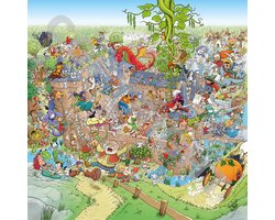 Cartoon plafondplaat - Poster - Roland Hols - 50 Sprookjes en 101 Dalmatiërs - 60 x 60 cm - Forex 5 mm dik - Tandarts - Orthodontist -Mondhygiënist - Fysiotherapeut - Schoonheidsspecialist - Ziekenhuis - Huisarts - voor boven de behandelstoel