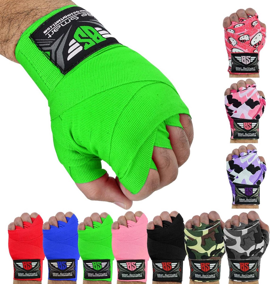 Bokshandschoenen Bandages 4,5 Meter - Hand Wraps voor Boksen, MMA en Muay Thai Training