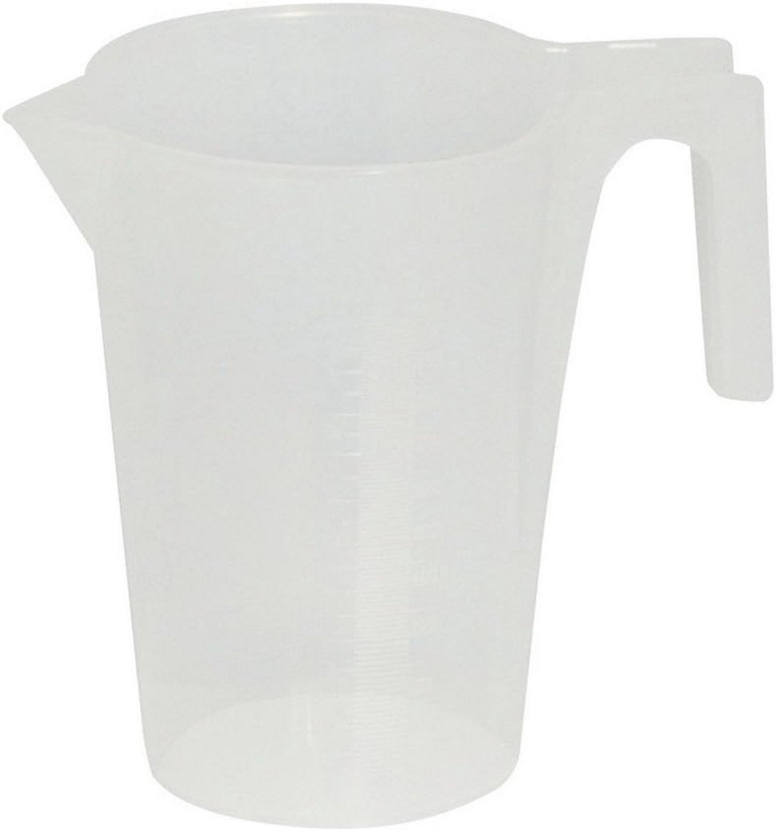 Maatkruik 5 liter - polyethyleen met metrische schaalverdeling