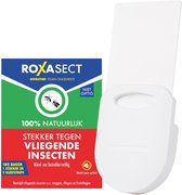 Roxasect UV Stekker tegen muggen en vliegende insecten - 100% natuurlijk - zonder insecticide - kind- en diervriendelijk - 1 stekker incl 2 plakstrips
