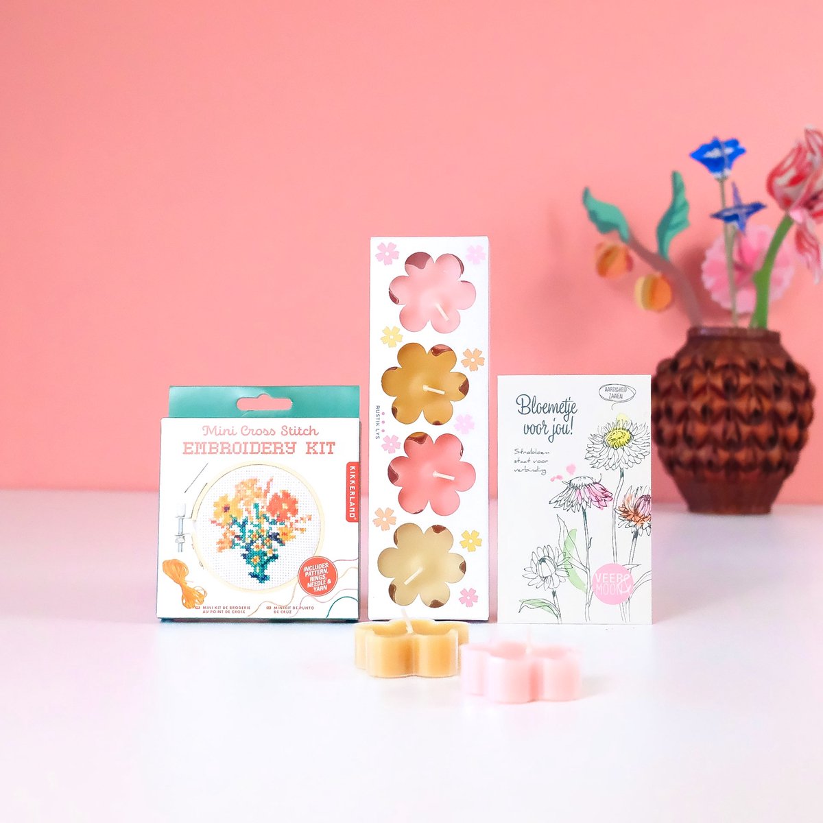 Brievenbus Cadeau Bloemetje voor jou - Bloemetje door de brievenbus - Bedankt Cadeautje - Afscheid Collega - Veel Geluk - Relatiegeschenken Bedankt - Brievenbus Cadeau Verjaardag - Brievenbuscadeau Succes Cadeau