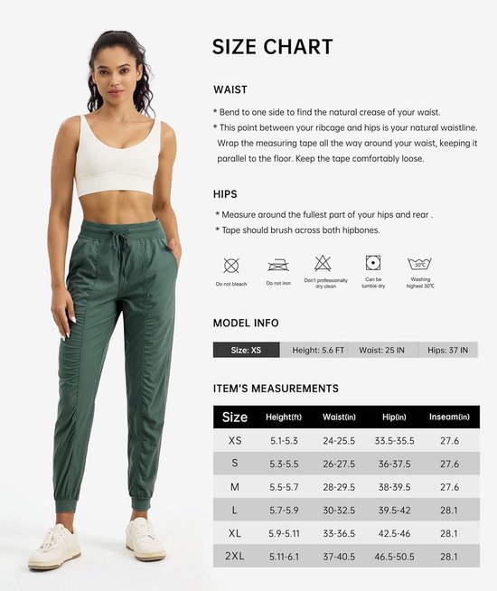 Dames Joggingbroek Lichtgewicht met Zakken - Comfortabele Sport- en Vrijetijdsbroek — afbeelding 3