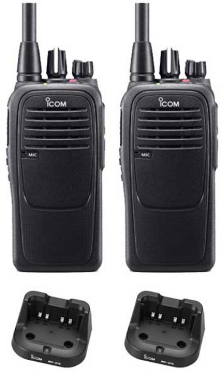 Set van 2 Icom IC-F29SR2 UHF PMR446 IP67 Waterdicht