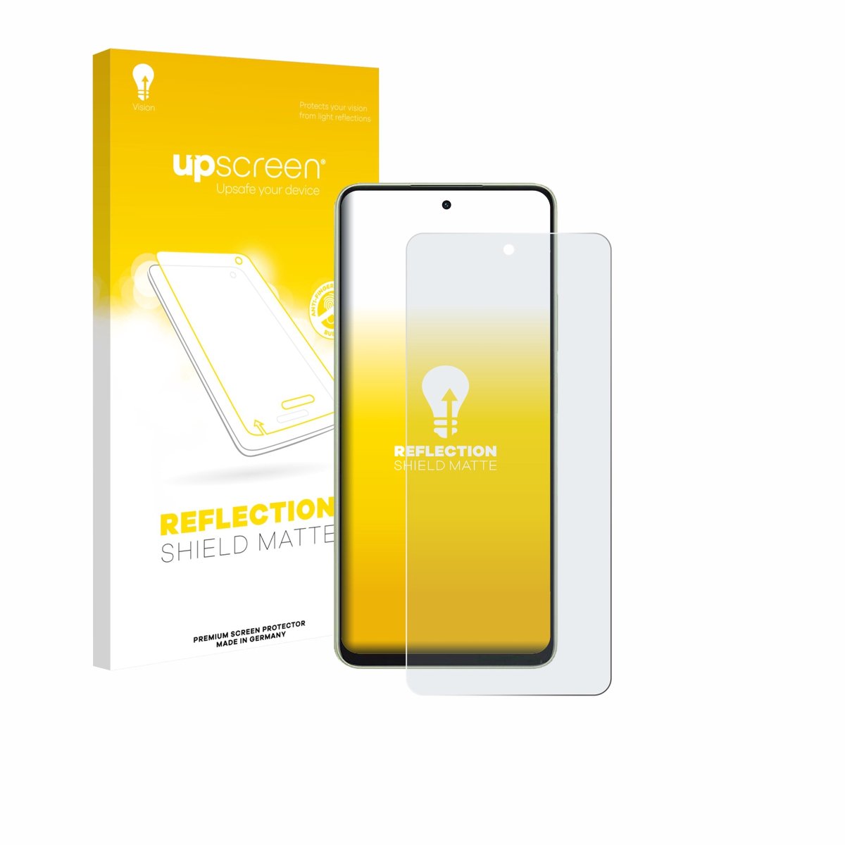 upscreen - Screenprotector voor Oppo A5 Energy - Folie Beschermfolie anti glare matte