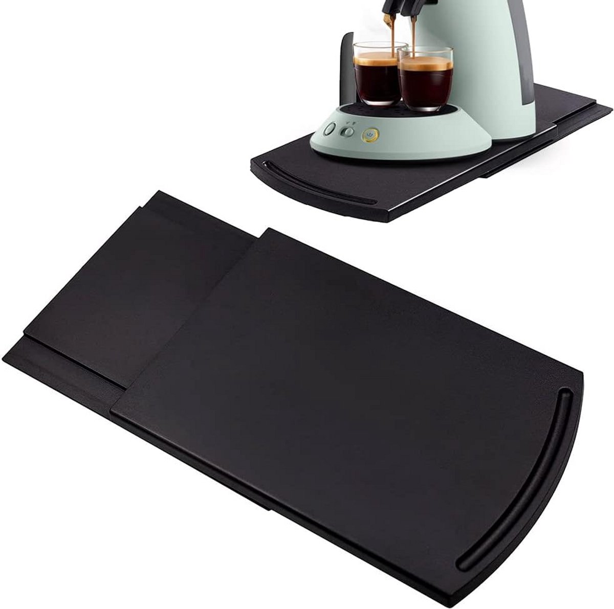 Universele Verrijdbare Onderzetter voor Koffiezetapparaten en Keukenapparatuur - Schuiflade tot 53 cm