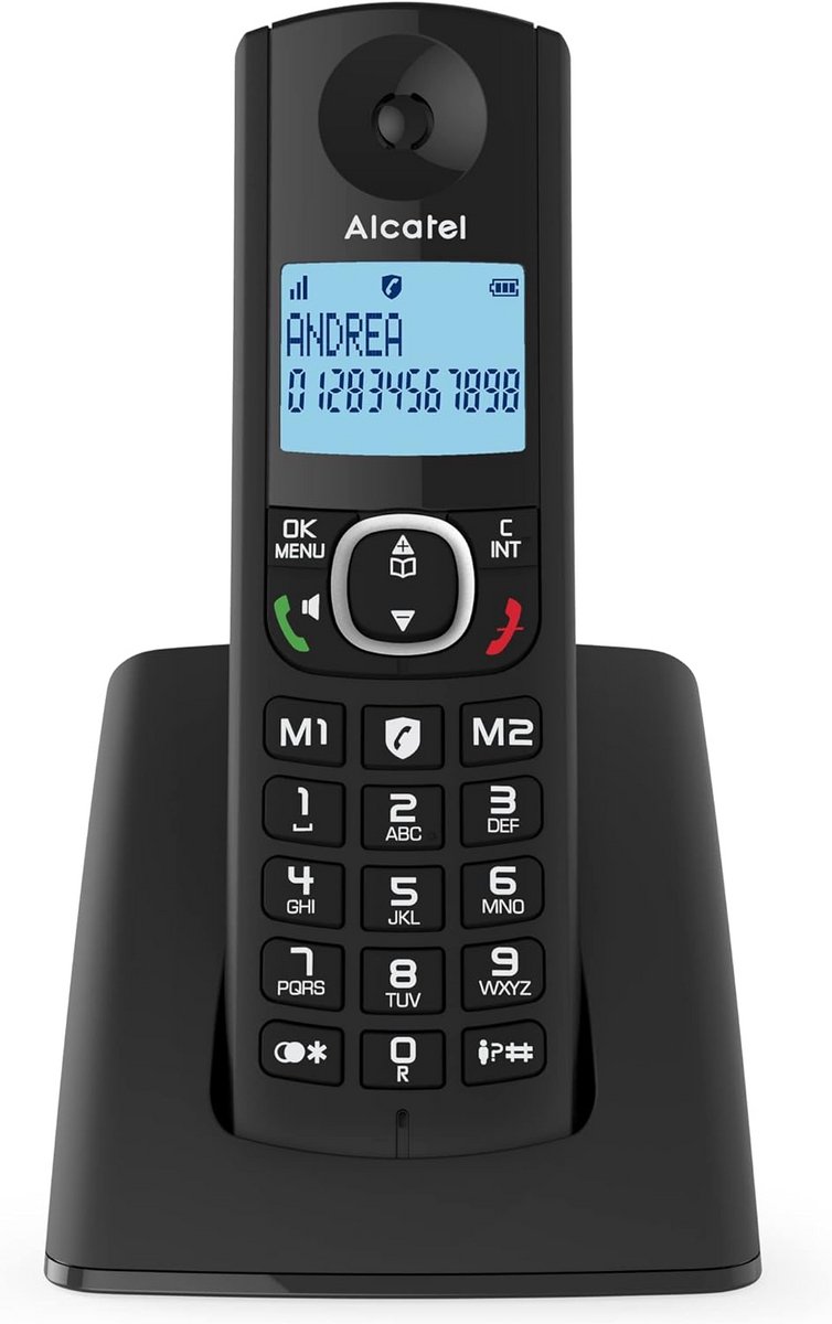 Draadloze Telefoon met Bellerblokkering en Handsfree Functie - Zwart